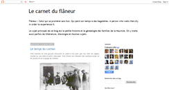 Desktop Screenshot of lecarnetduflaneur.com
