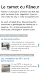 Mobile Screenshot of lecarnetduflaneur.com